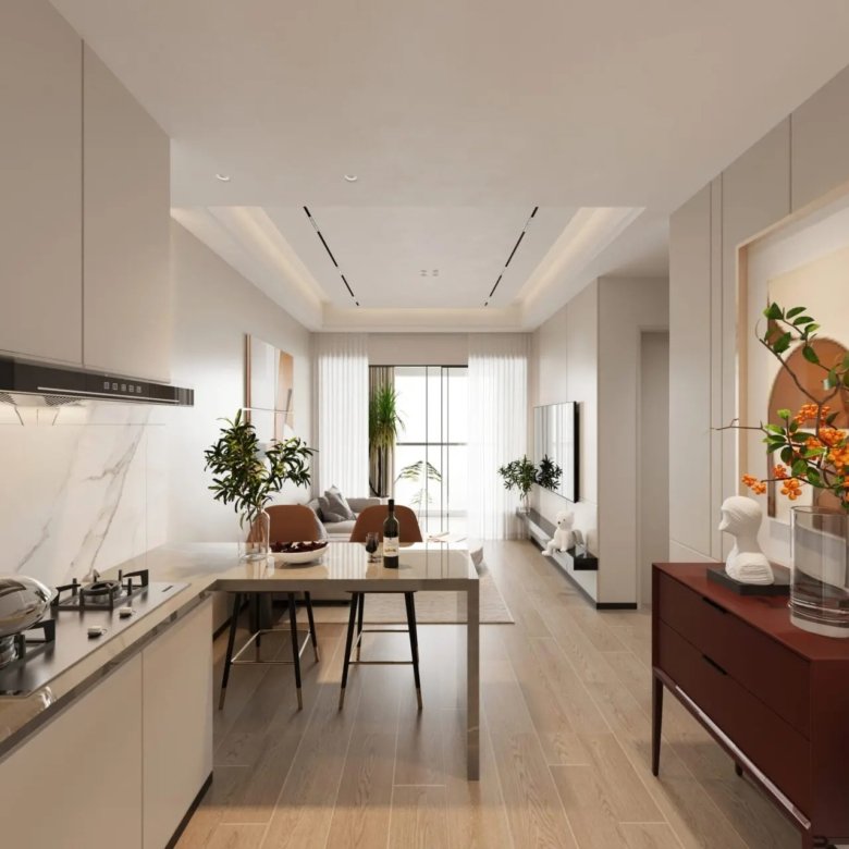 Imgi 69 1br LIVINGROOM KITCHEN DINNINGROOM scaled